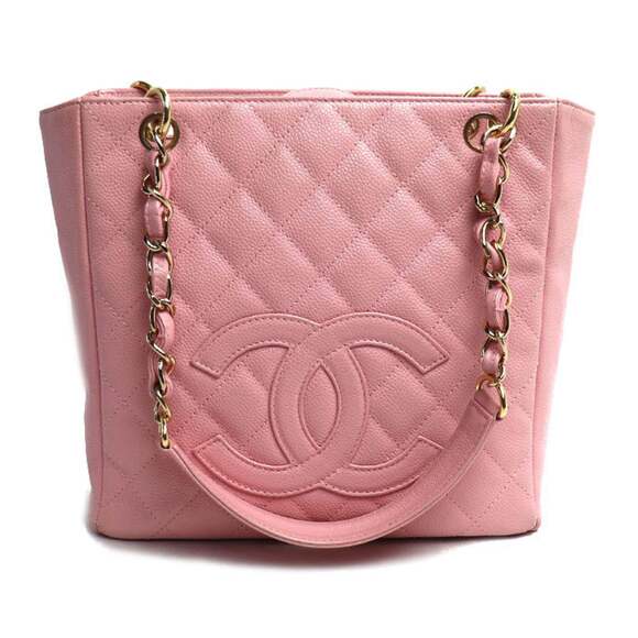 CHANEL Pink Caviar Leather Tote Bag - Picture 1 of 9